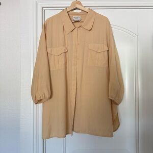 Vintage Butter Yellow Overshirt